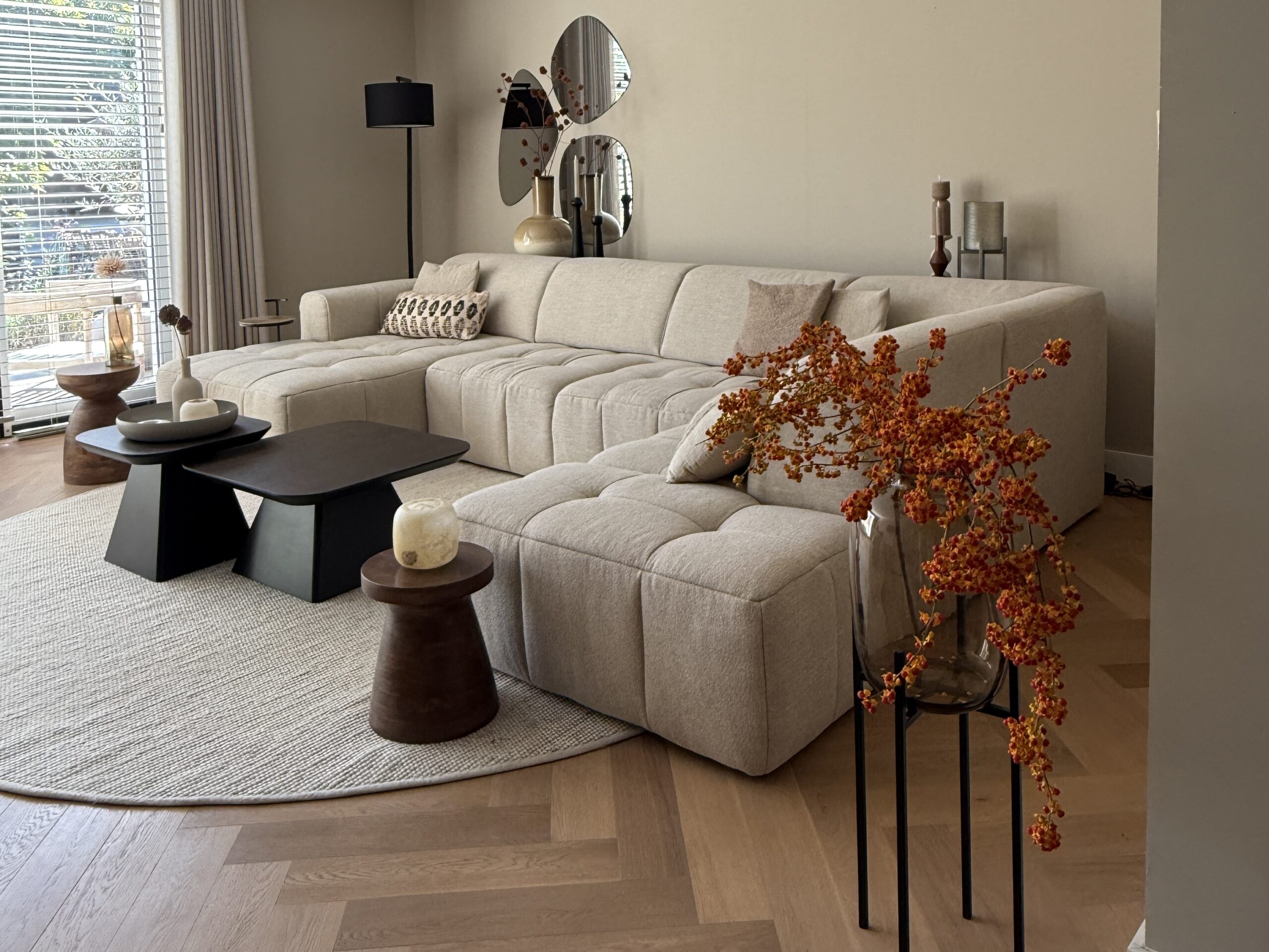 oranje tak interieur