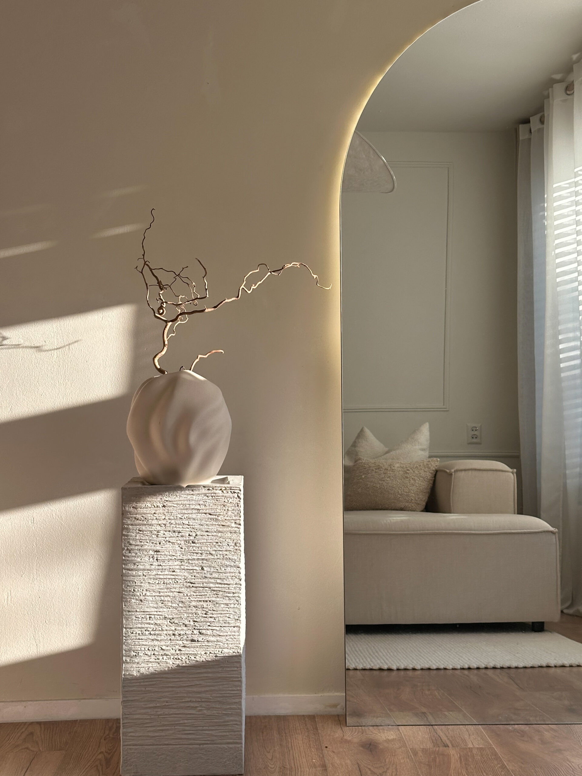 Kronkeltak japandi interieur