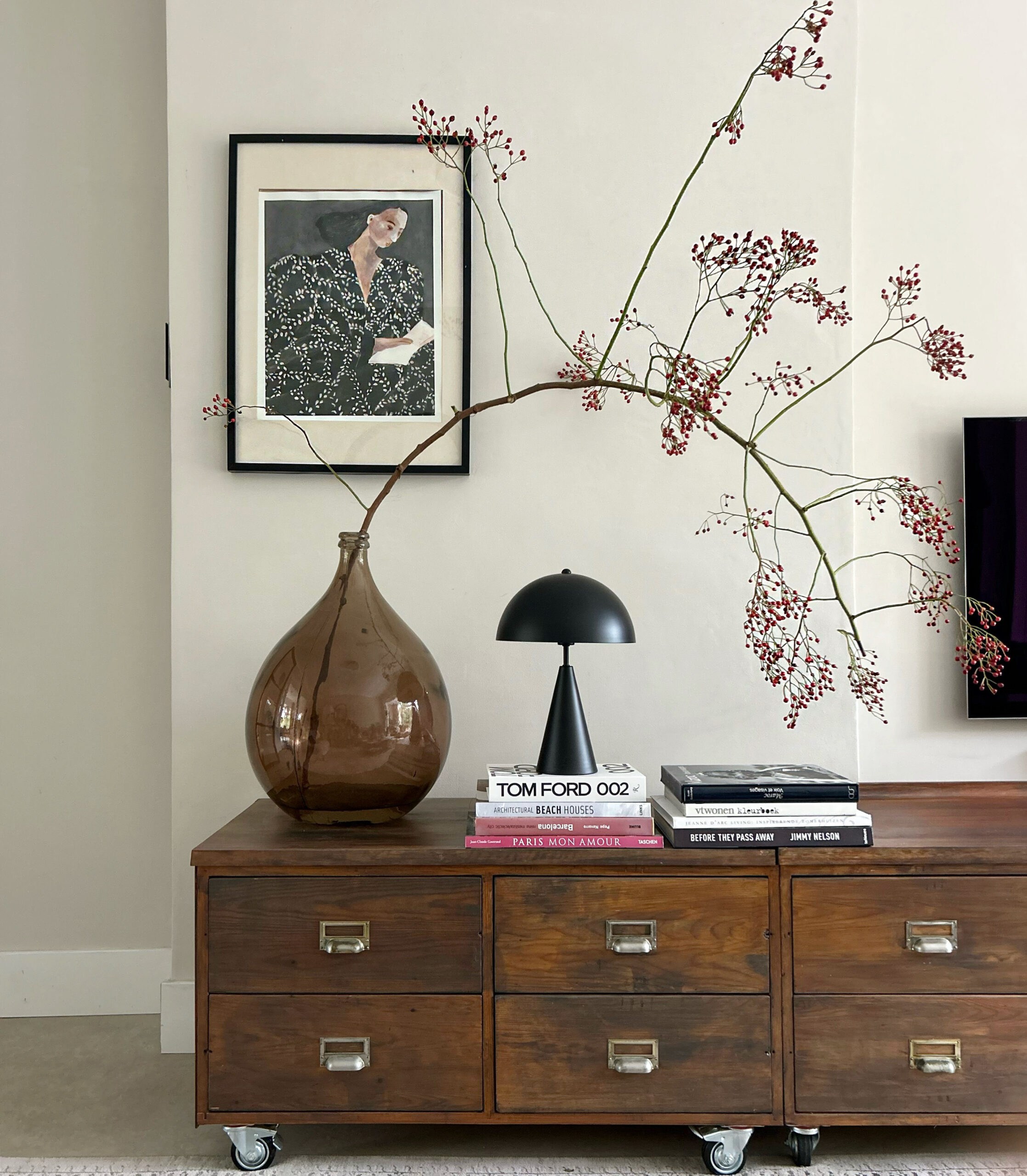 Rozenbottel decoratietak interieur styling