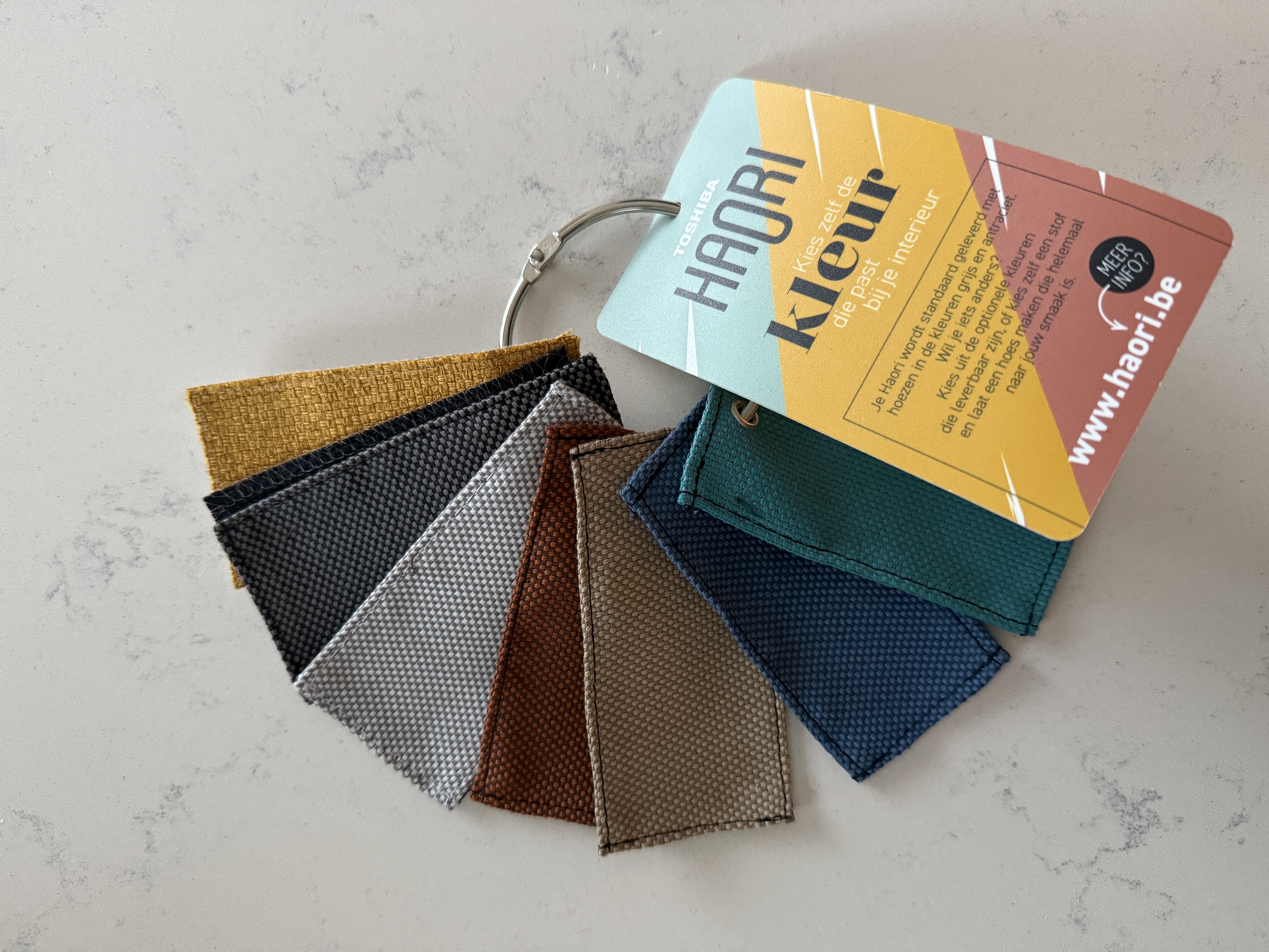 textiel cover airco